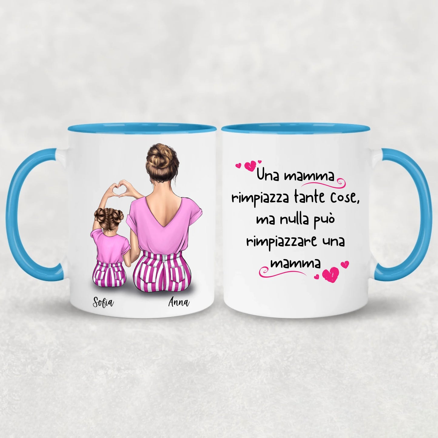 Mamma e figlia - Tazza personalizzata