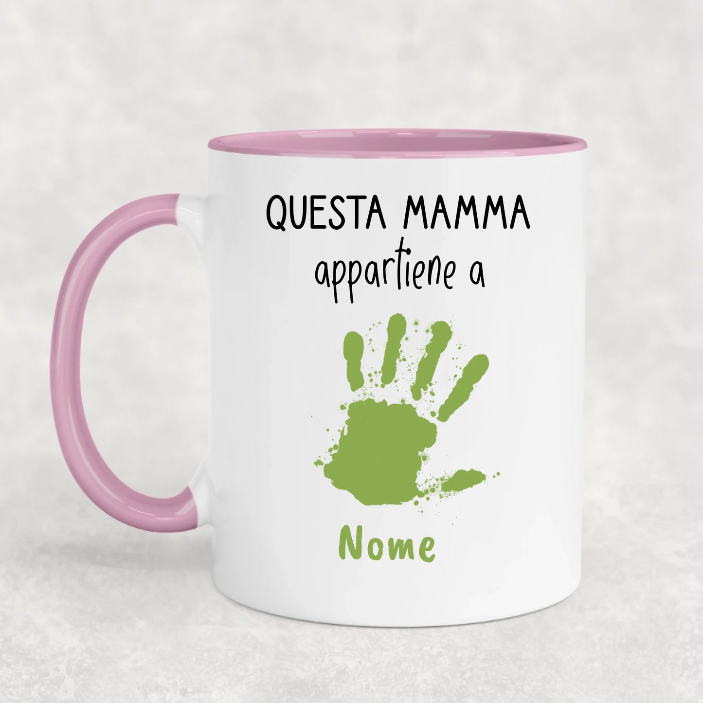 Impronte delle mani - Tazza personalizzata