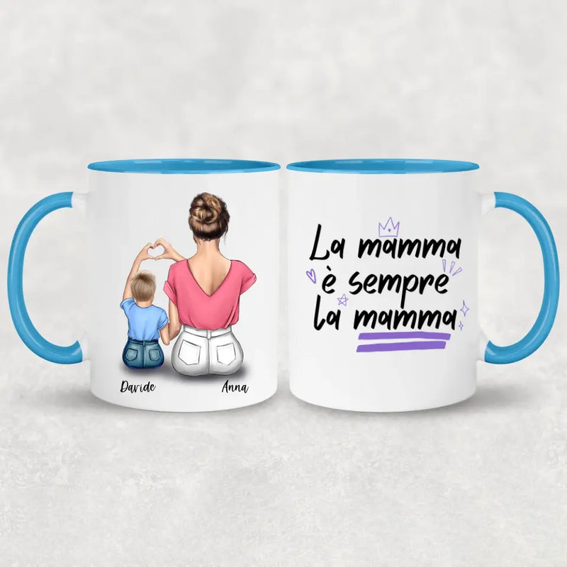 Mamma e figlio - Tazza personalizzata