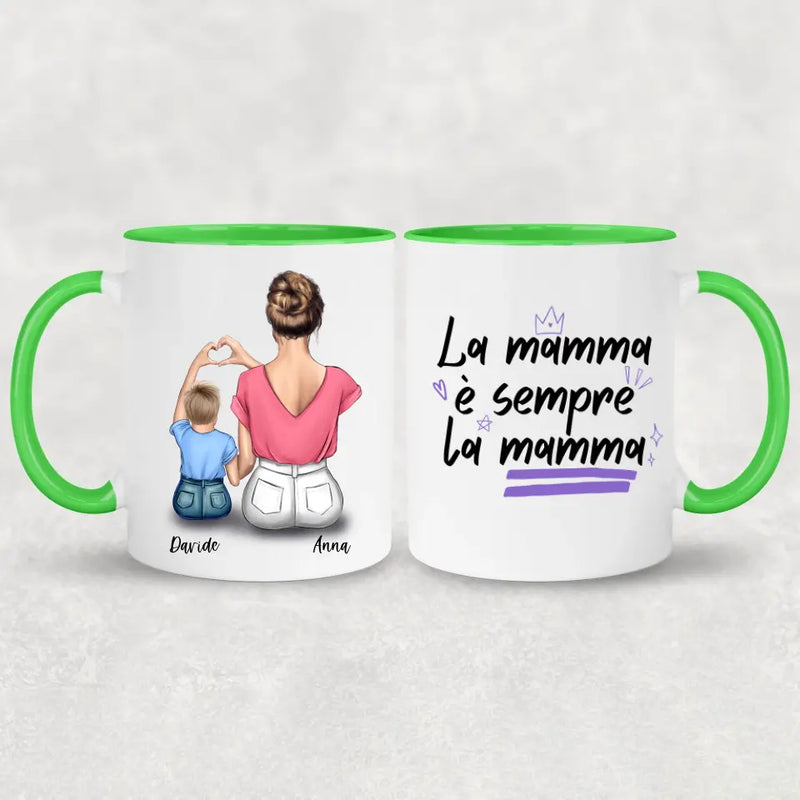 Mamma e figlio - Tazza personalizzata