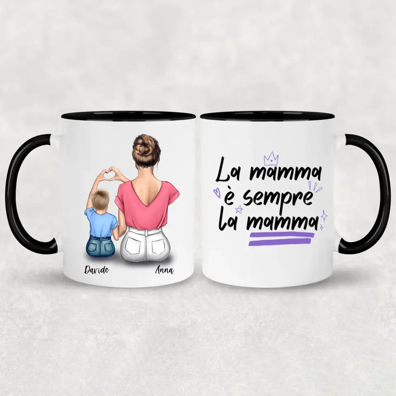 Mamma e figlio - Tazza personalizzata