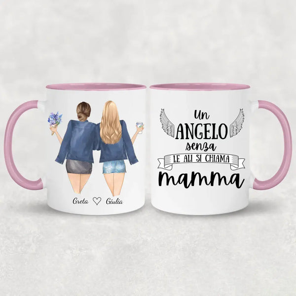 Madre e figlia - Tazza personalizzata