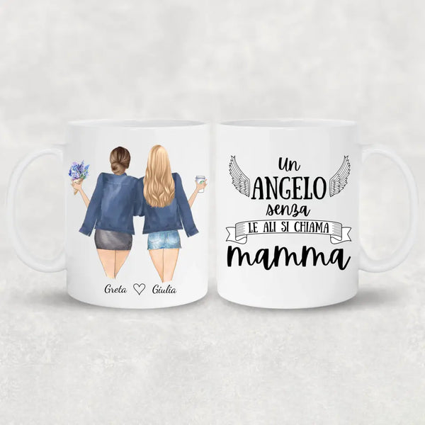 Madre e figlia - Tazza personalizzata