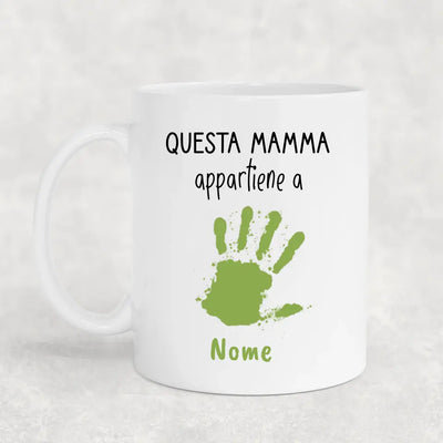 Impronte delle mani - Tazza personalizzata