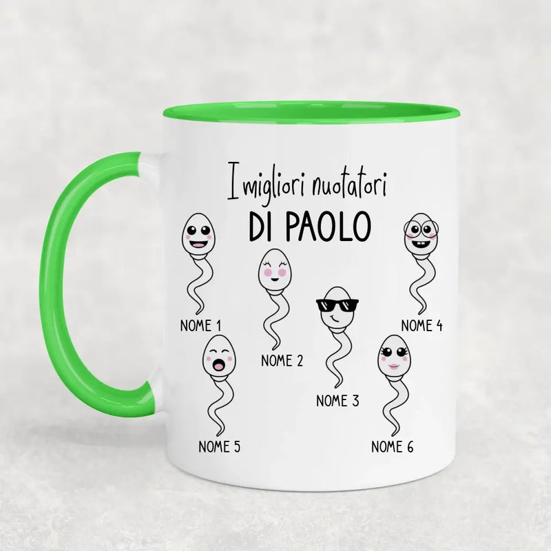 I migliori nuotatori - Tazza personalizzata