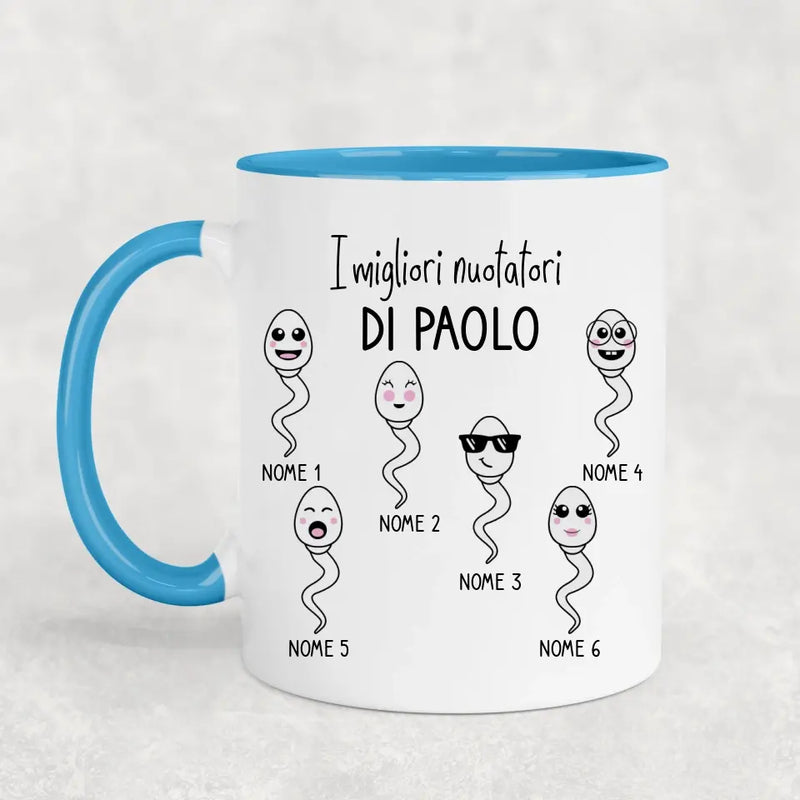 I migliori nuotatori - Tazza personalizzata