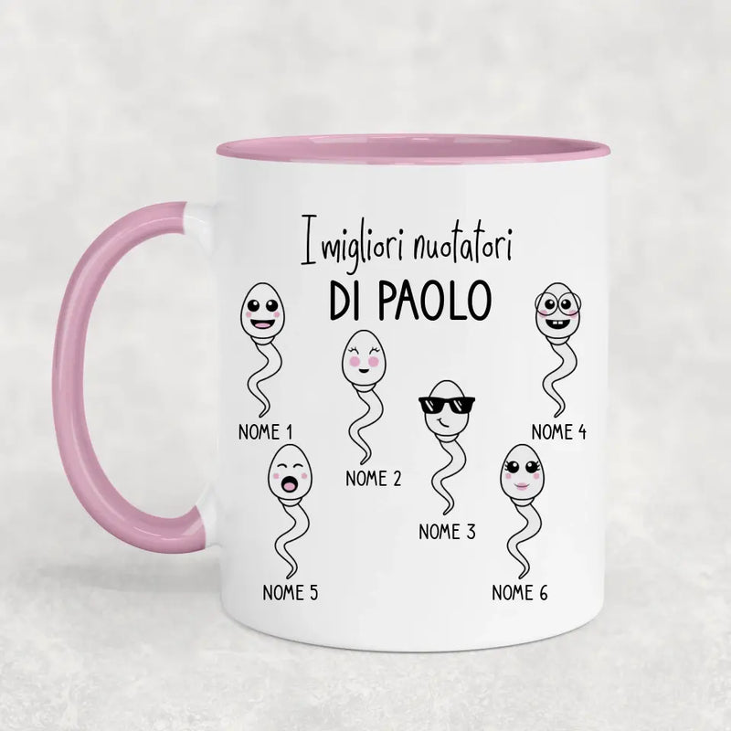 I migliori nuotatori - Tazza personalizzata