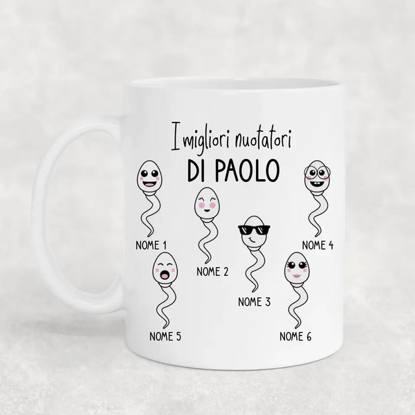 I migliori nuotatori - Tazza personalizzata