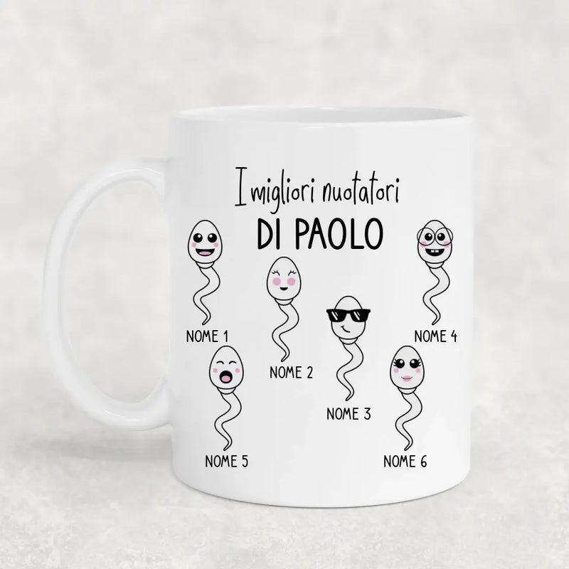 I migliori nuotatori - Tazza personalizzata