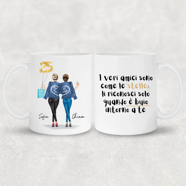 Compleanno e palloncini - Tazza personalizzata