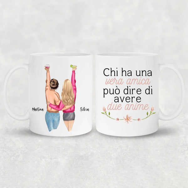 Migliori amiche per sempre - Tazza personalizzata