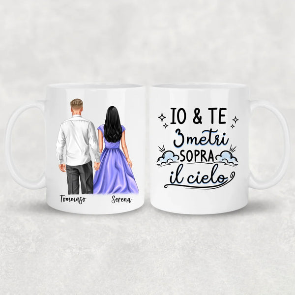 Coppia Mano nella mano - Tazza personalizzata