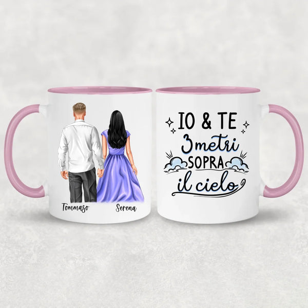 Coppia Mano nella mano - Tazza personalizzata