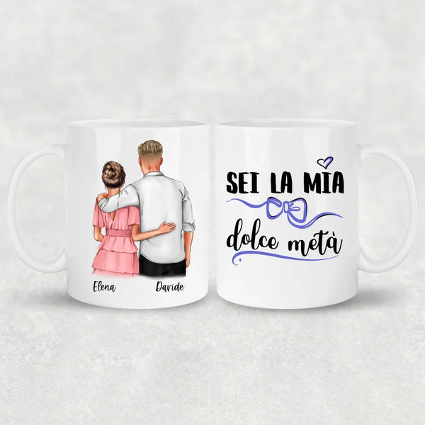 Coppia che si abbraccia - Tazza personalizzata