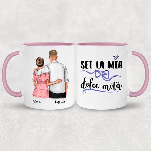 Coppia che si abbraccia - Tazza personalizzata