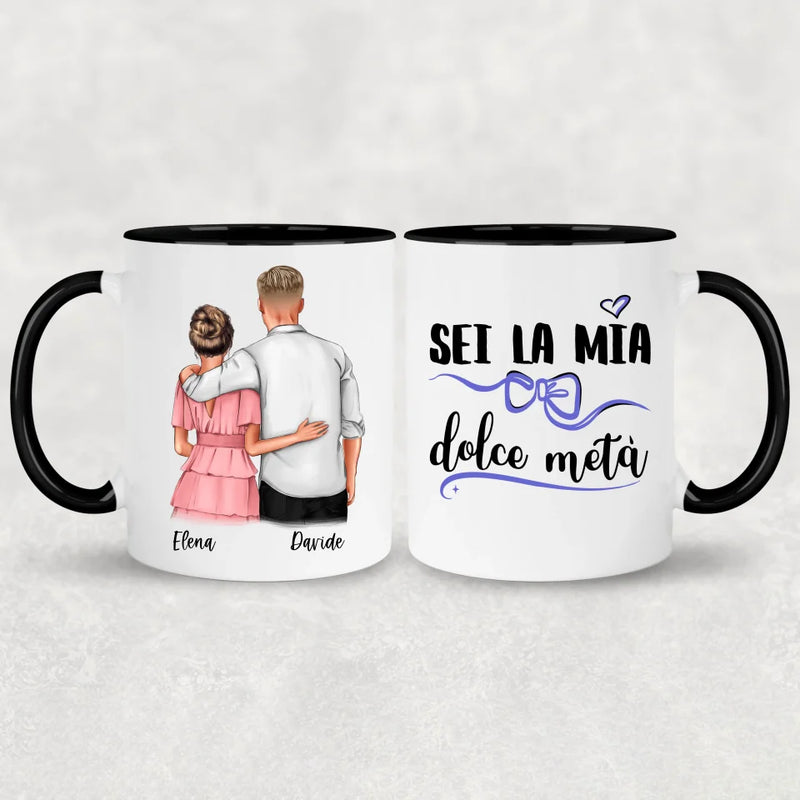 Coppia che si abbraccia - Tazza personalizzata