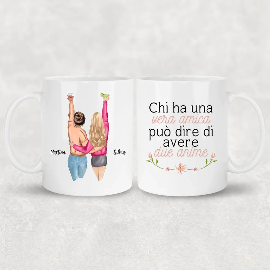 Migliori amiche per sempre - Tazza personalizzata