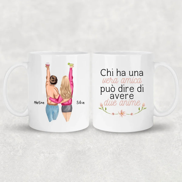 Migliori amiche per sempre - Tazza personalizzata