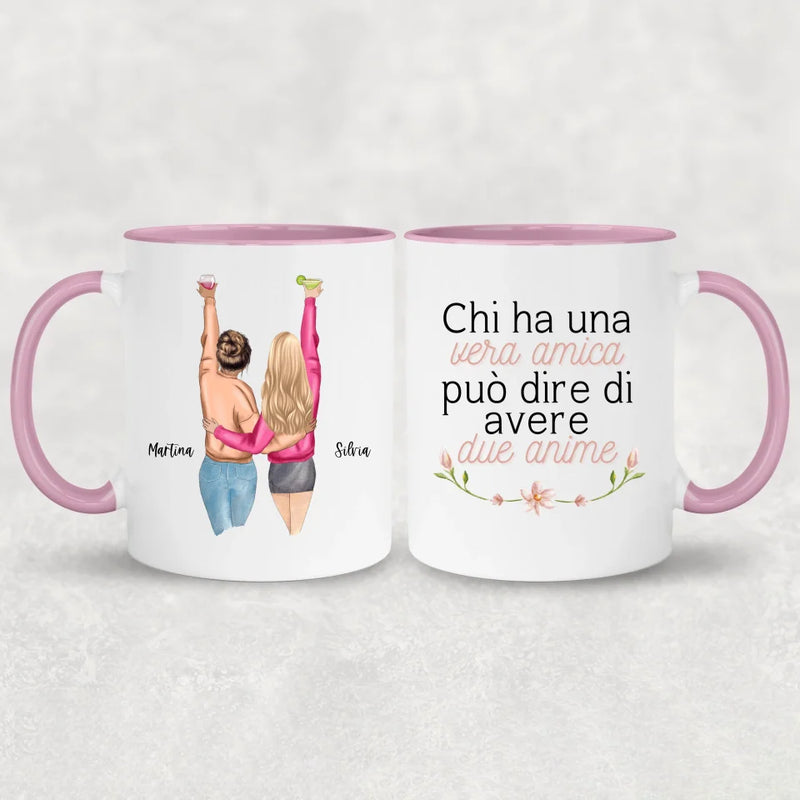 Migliori amiche per sempre - Tazza personalizzata