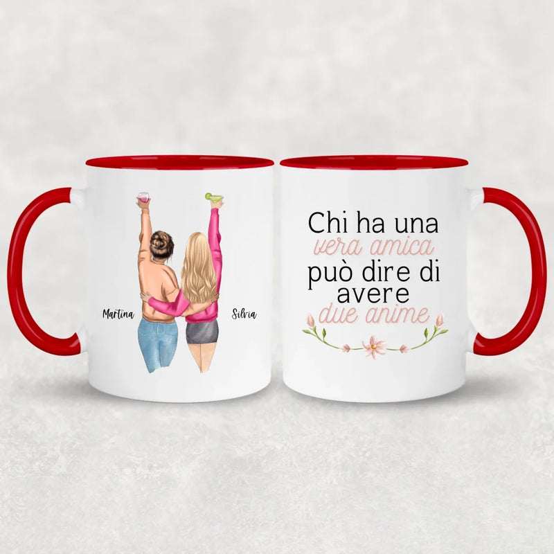 Migliori amiche per sempre - Tazza personalizzata