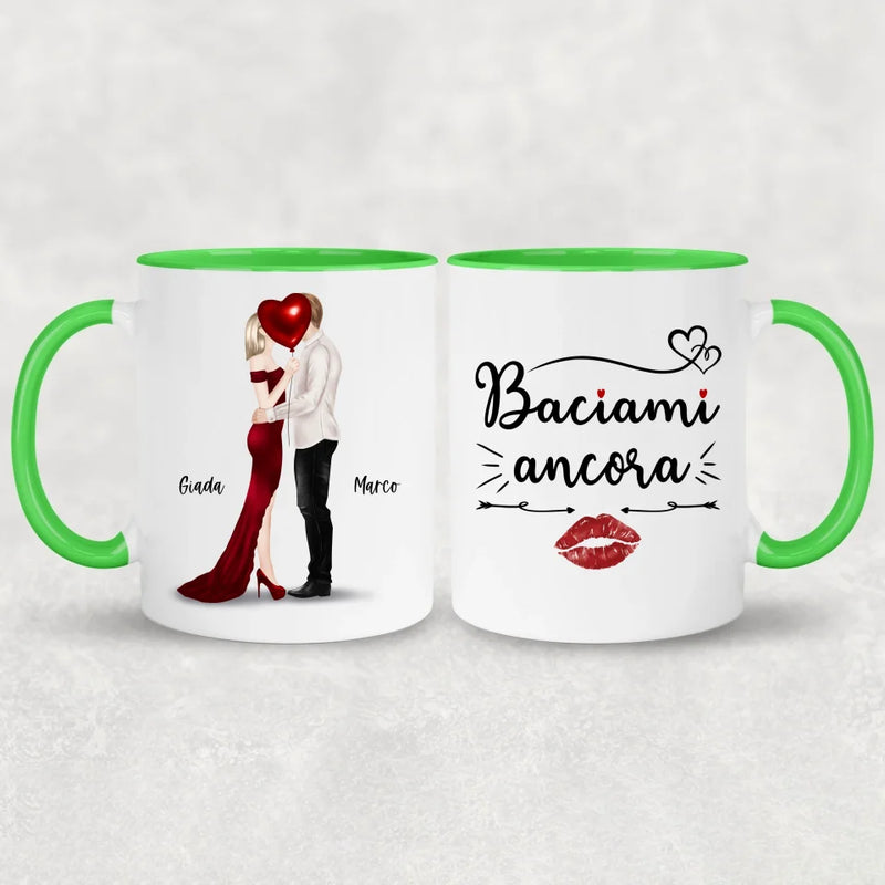 Coppia che si bacia - Tazza personalizzata