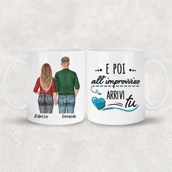 Mano nella mano - Tazza personalizzata