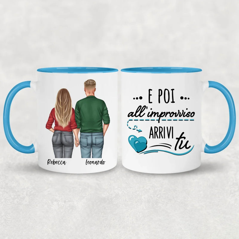 Mano nella mano - Tazza personalizzata