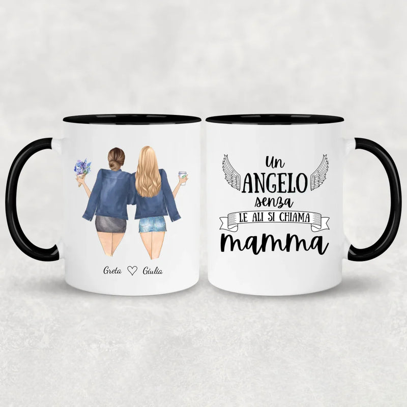 Madre e figlia - Tazza personalizzata
