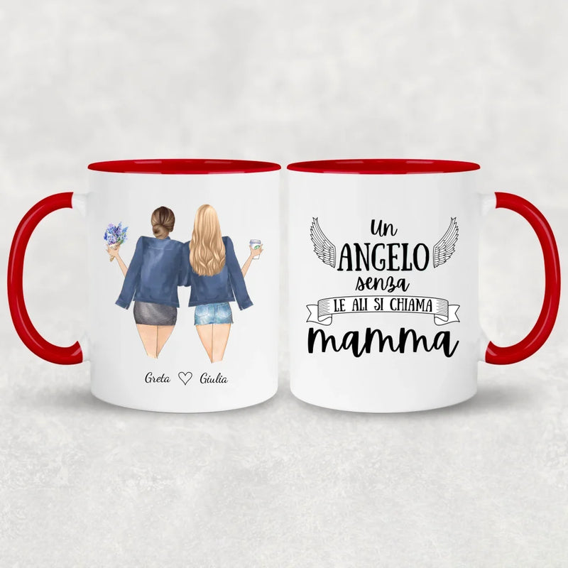 Madre e figlia - Tazza personalizzata