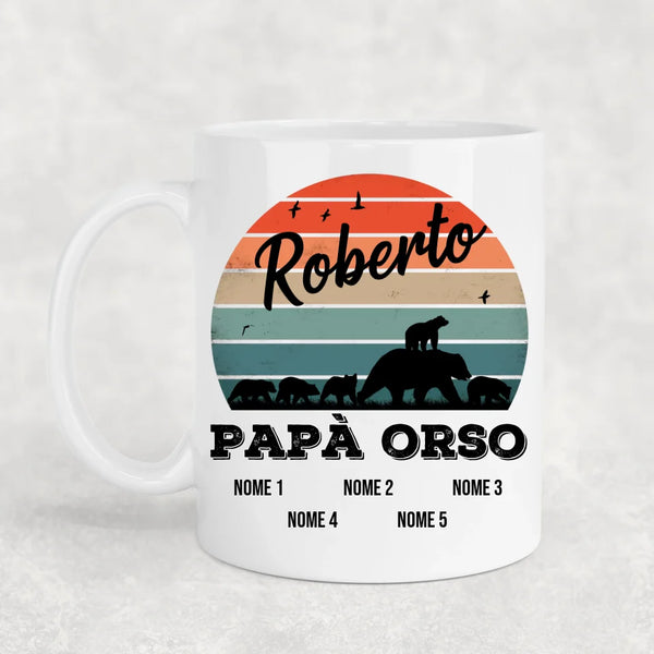 Famiglia di orsi - Tazza personalizzata