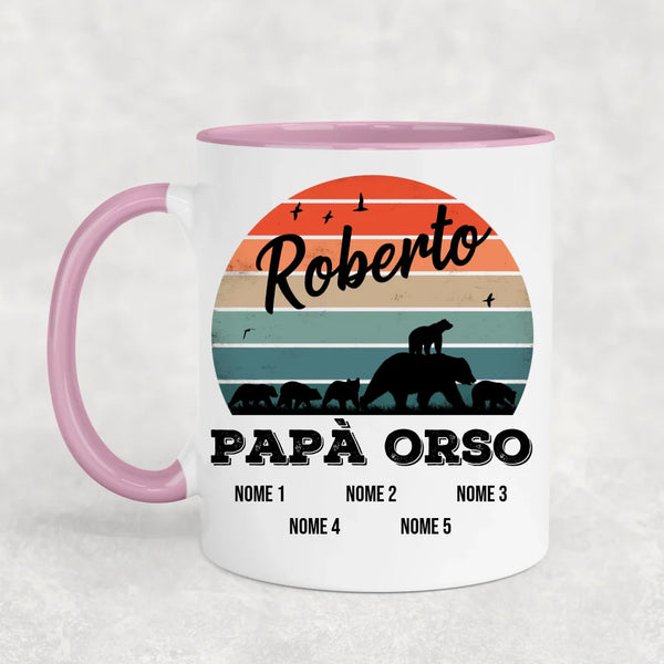 Famiglia di orsi - Tazza personalizzata