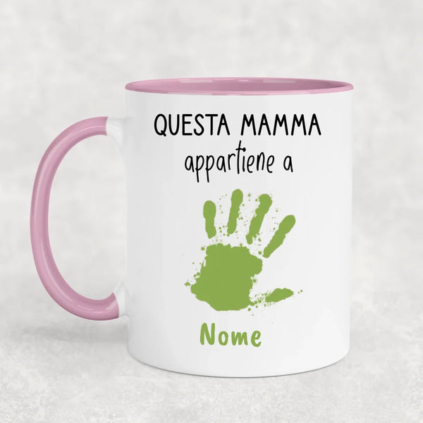 Impronte delle mani - Tazza personalizzata