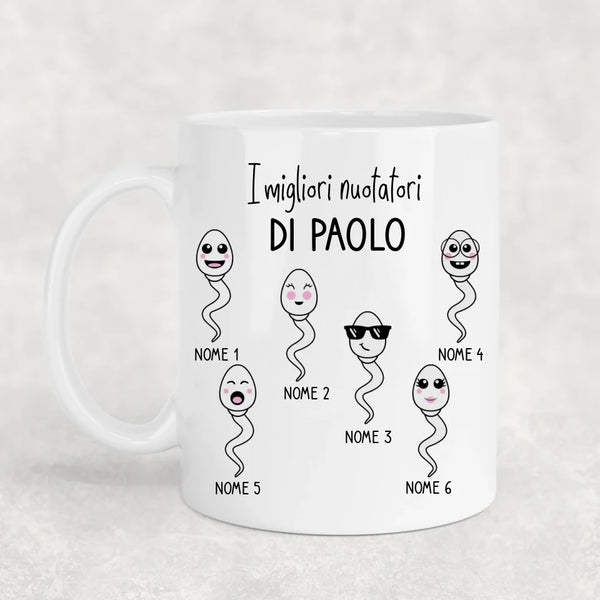 I migliori nuotatori - Tazza personalizzata