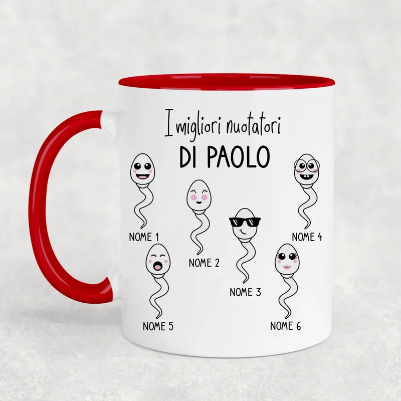 I migliori nuotatori - Tazza personalizzata