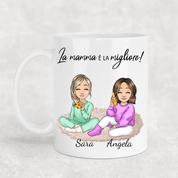 La mamma è sempre lì - Tazza personalizzata