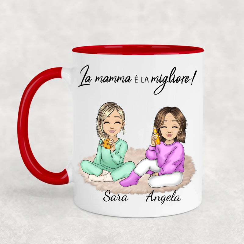 La mamma è sempre lì - Tazza personalizzata