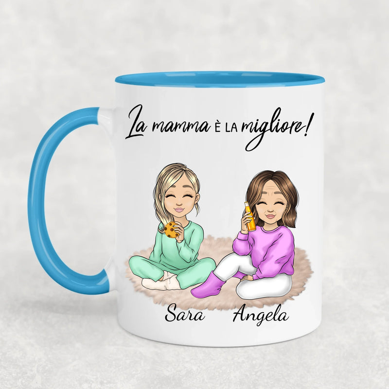 La mamma è sempre lì - Tazza personalizzata