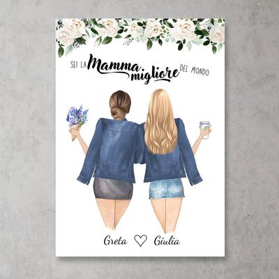 Madre e figlia - Poster personalizzato