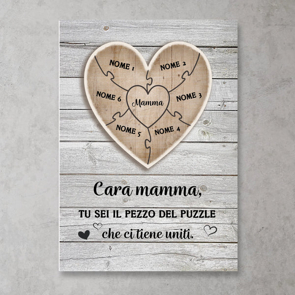 Pezzo del puzzle - Poster personalizzato
