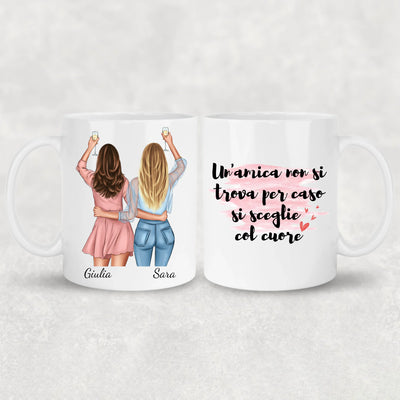 Migliori amiche - Tazza personalizzata