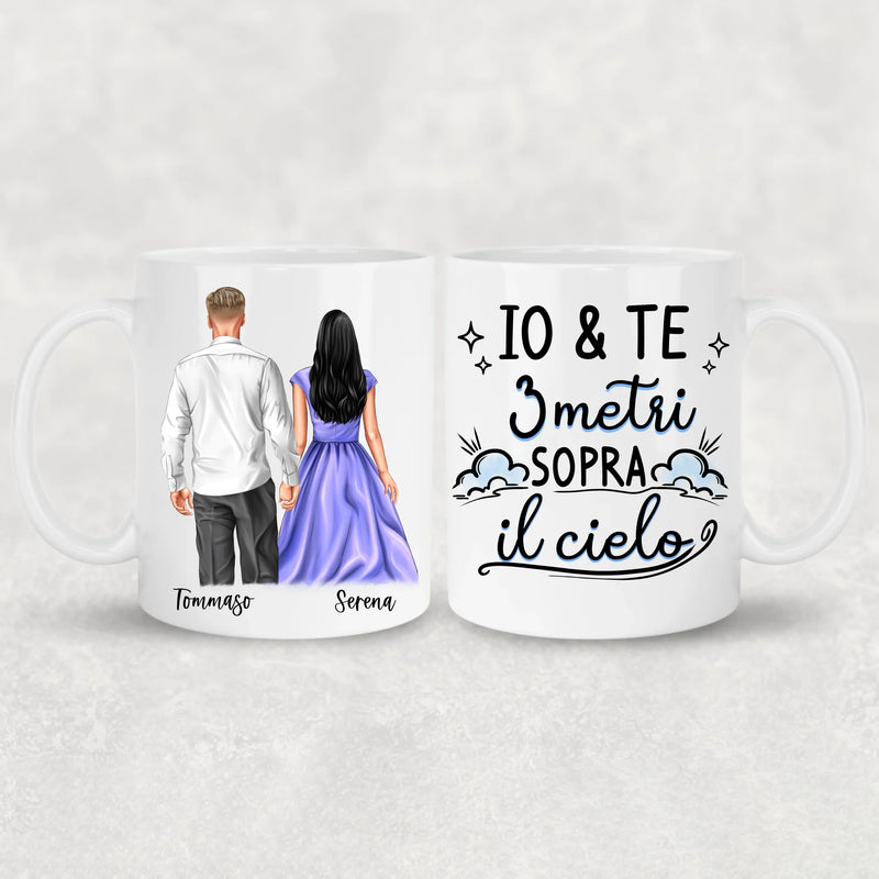 Coppia Mano nella mano - Tazza personalizzata