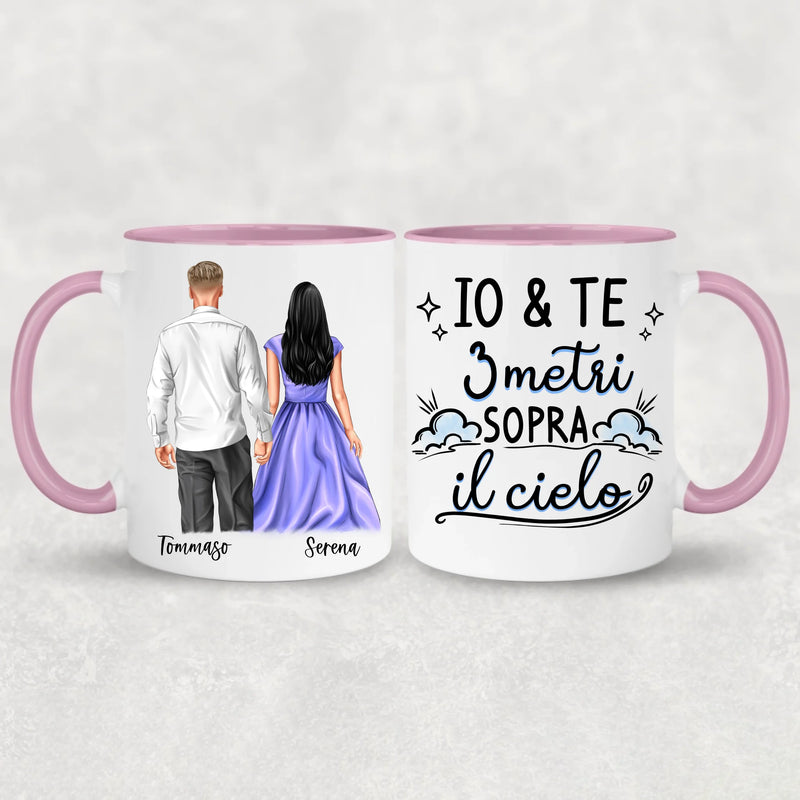 Coppia Mano nella mano - Tazza personalizzata