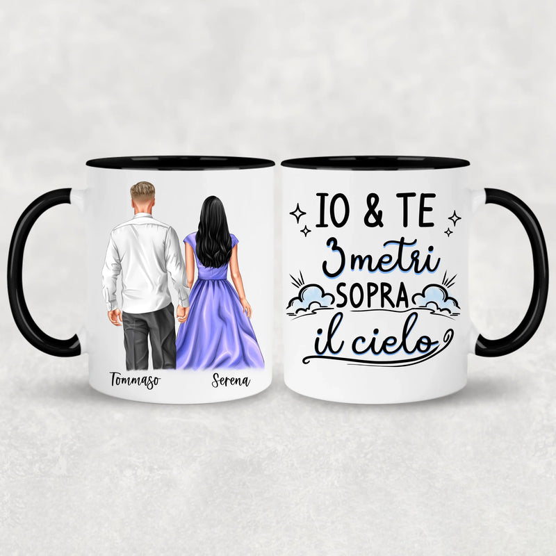 Coppia Mano nella mano - Tazza personalizzata