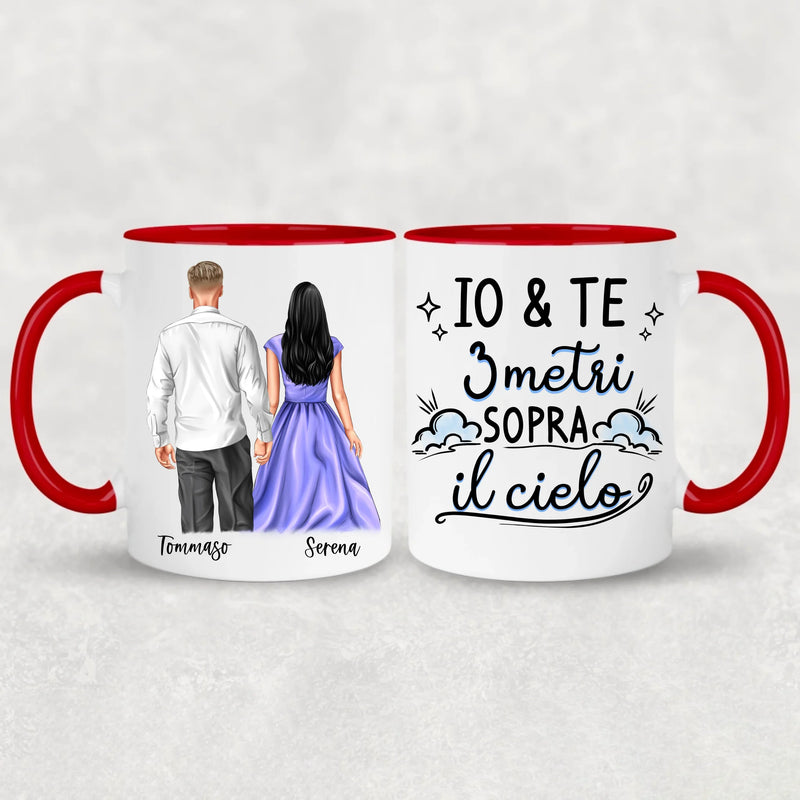 Coppia Mano nella mano - Tazza personalizzata