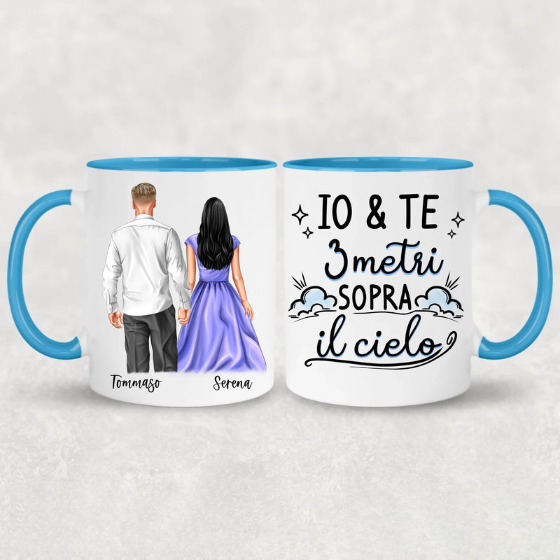 Coppia Mano nella mano - Tazza personalizzata