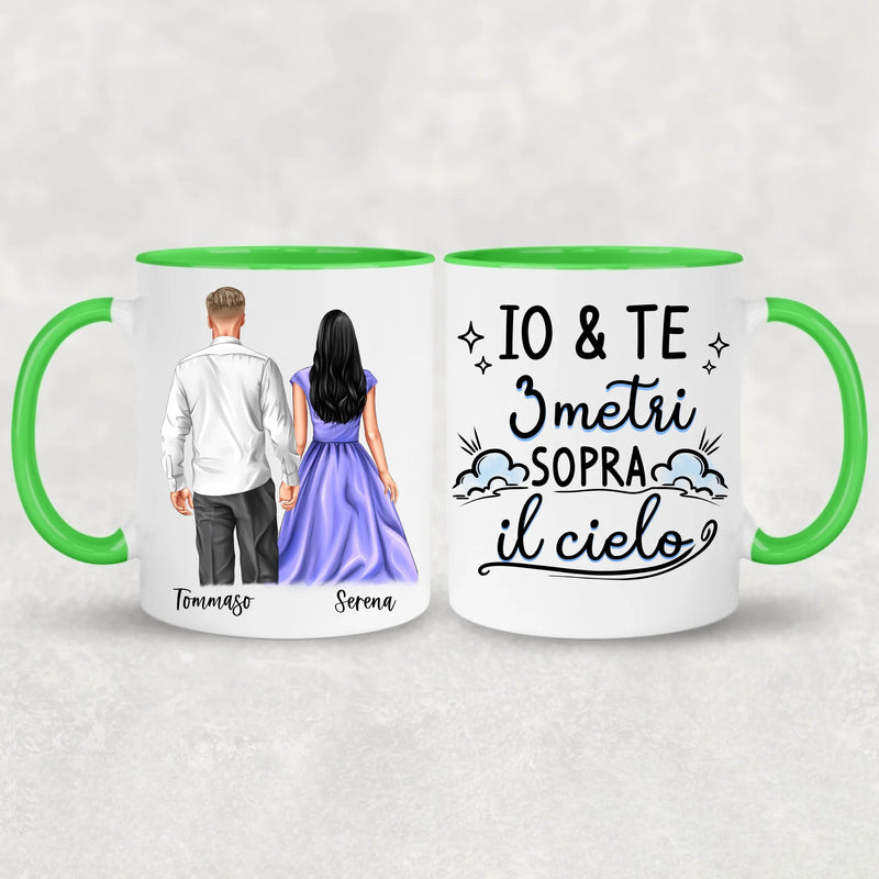 Coppia Mano nella mano - Tazza personalizzata