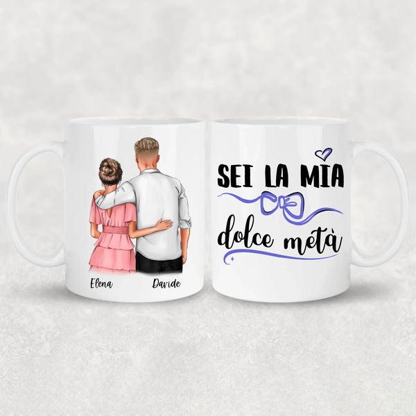 Coppia che si abbraccia - Tazza personalizzata