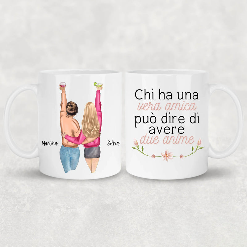 Migliori amiche per sempre - Tazza personalizzata