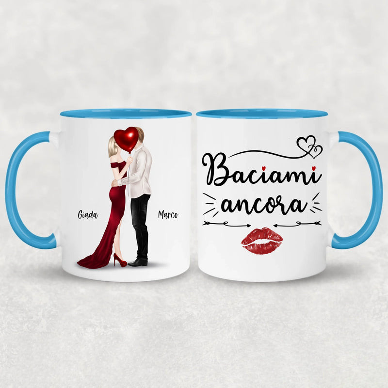 Coppia che si bacia - Tazza personalizzata