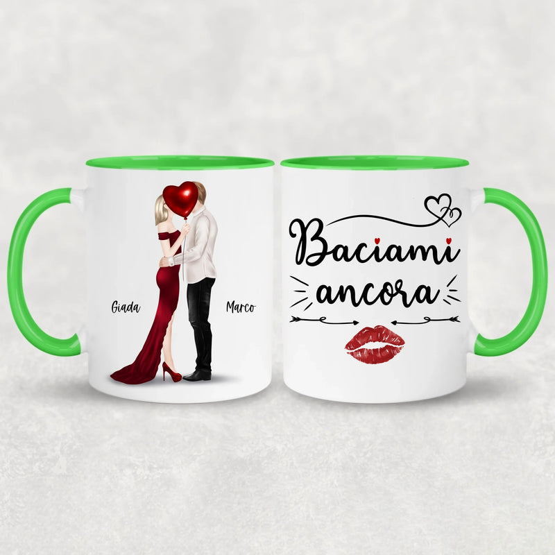 Coppia che si bacia - Tazza personalizzata